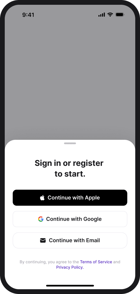 Create an Account