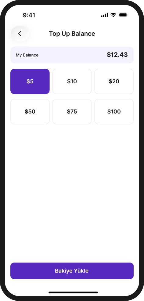 Top Up Balance